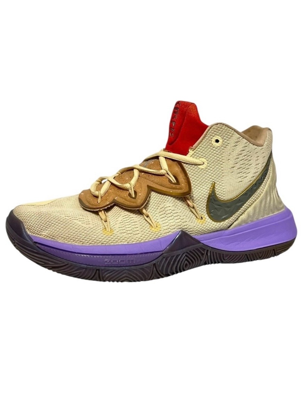 Nike Kyrie 5 Concepts Ikhet Basketball Sneakers Men’s 9.5 Sandy Beige Shoes